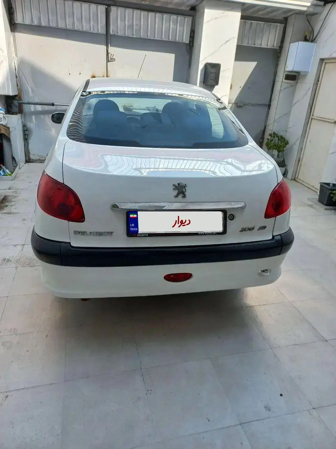 پژو ۲۰۶ صندوق دار v8 - 1389