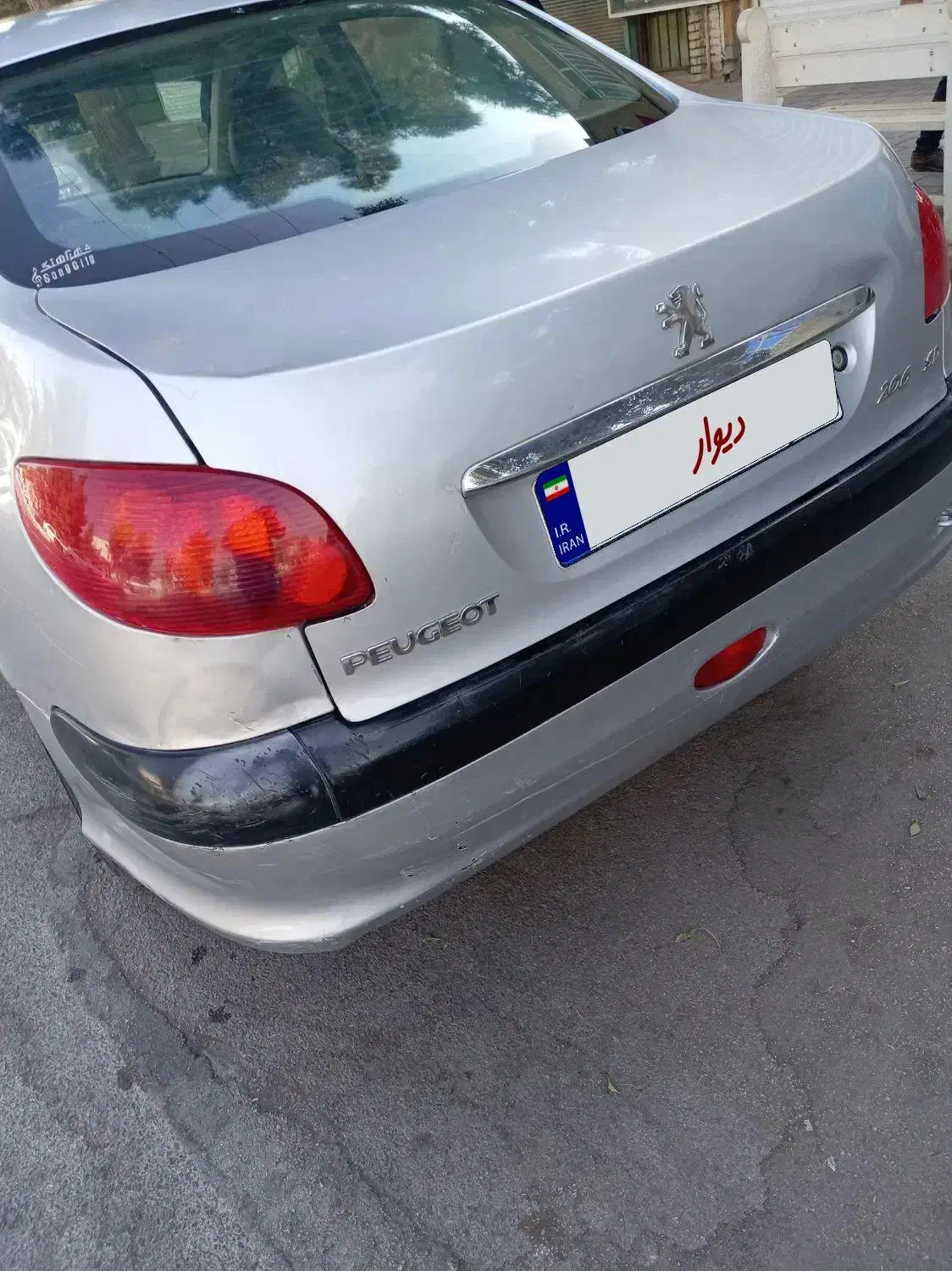 پژو ۲۰۶ صندوق دار v8 - 1386