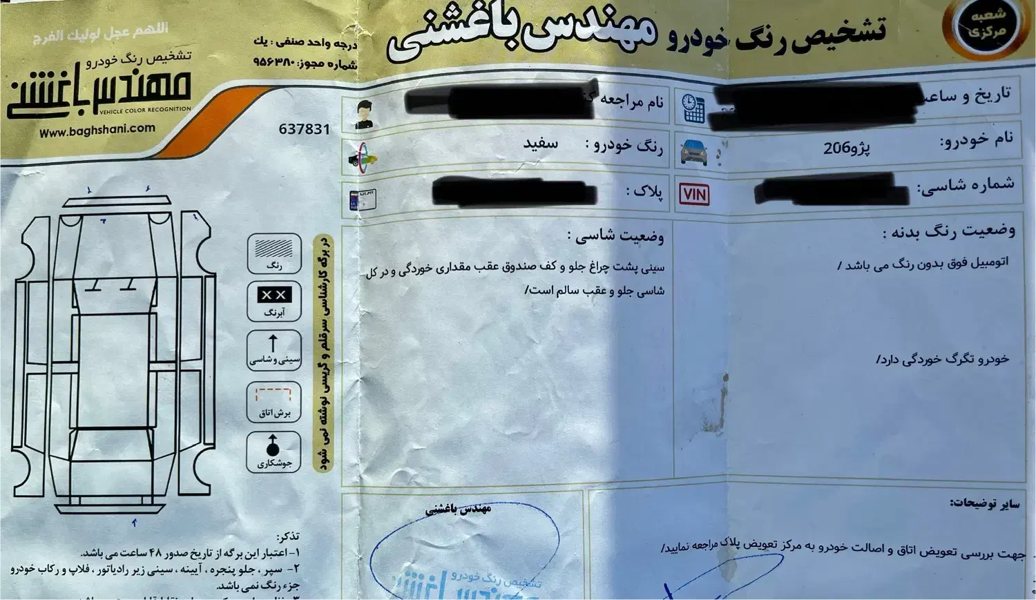 پژو 206 تیپ 2 - 1391