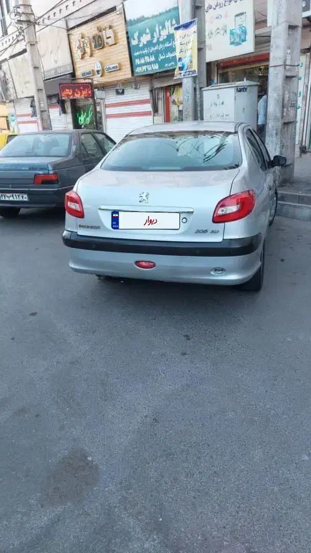 پژو ۲۰۶ صندوق دار v8 - 1386