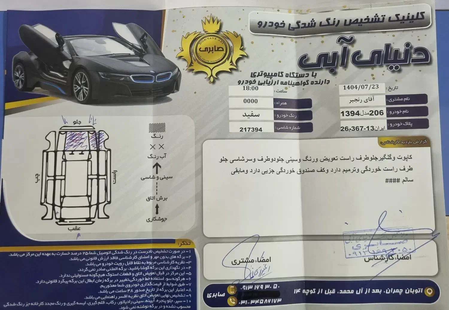 پژو 206 تیپ 2 - 1394