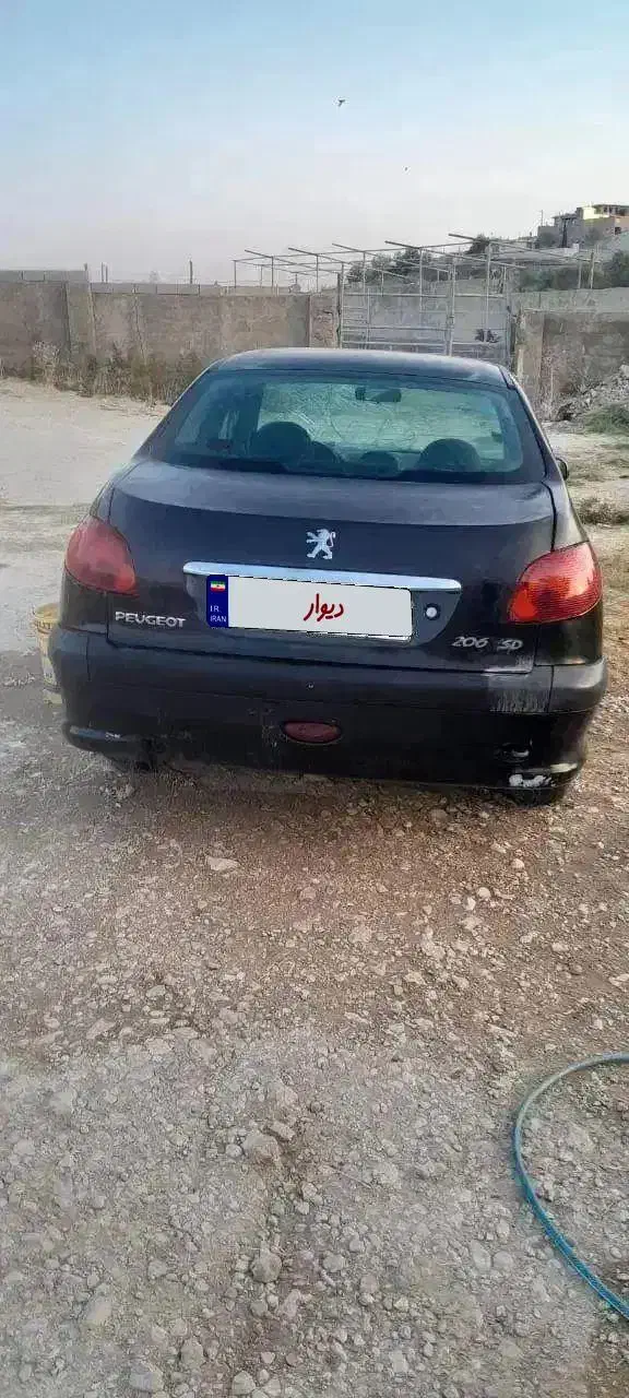 پژو ۲۰۶ صندوق دار v9 - 1388