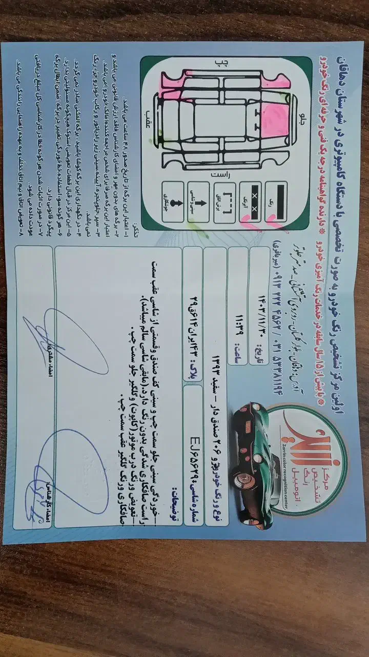 پژو ۲۰۶ صندوق دار v8 - 1393