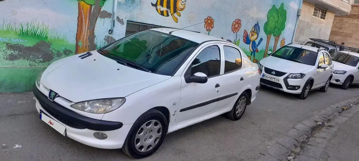 پژو ۲۰۶ صندوق دار v8 - 1395