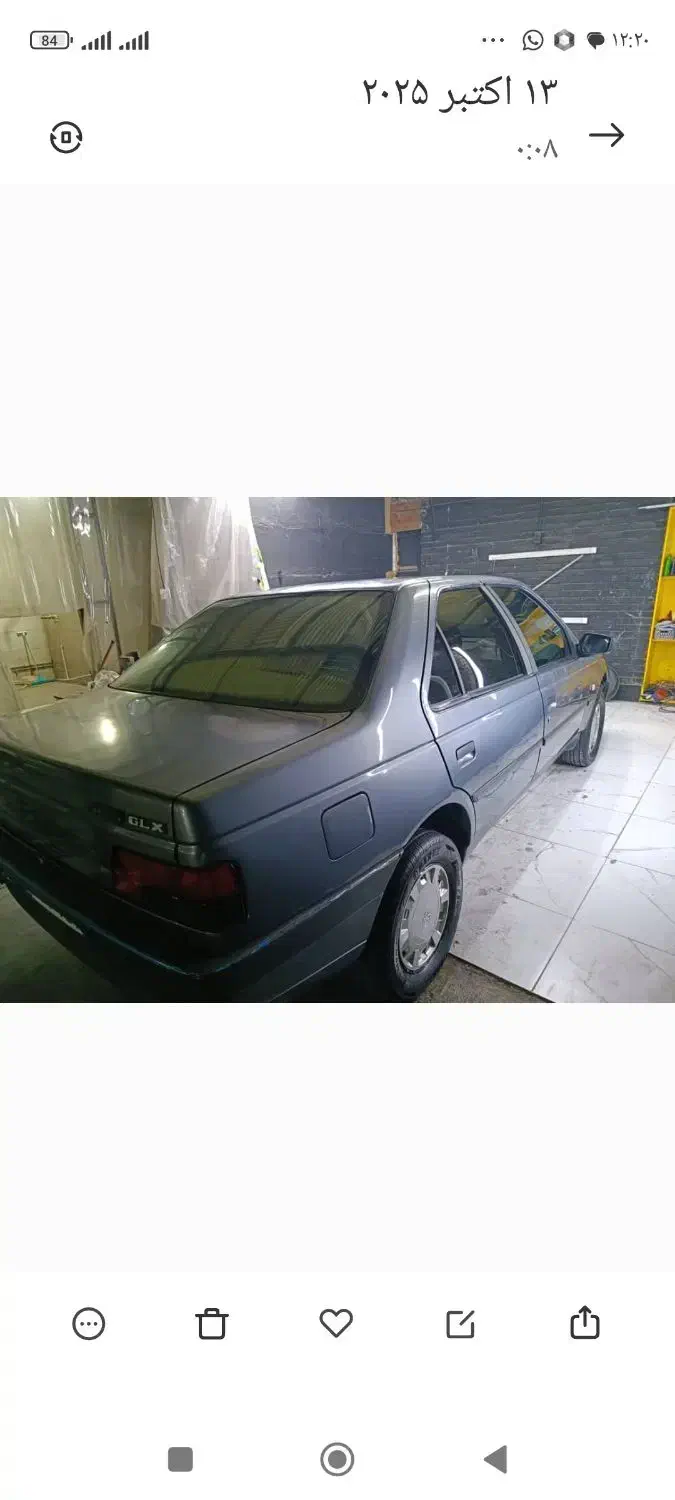 پژو 405 GLX - دوگانه سوز - 1396