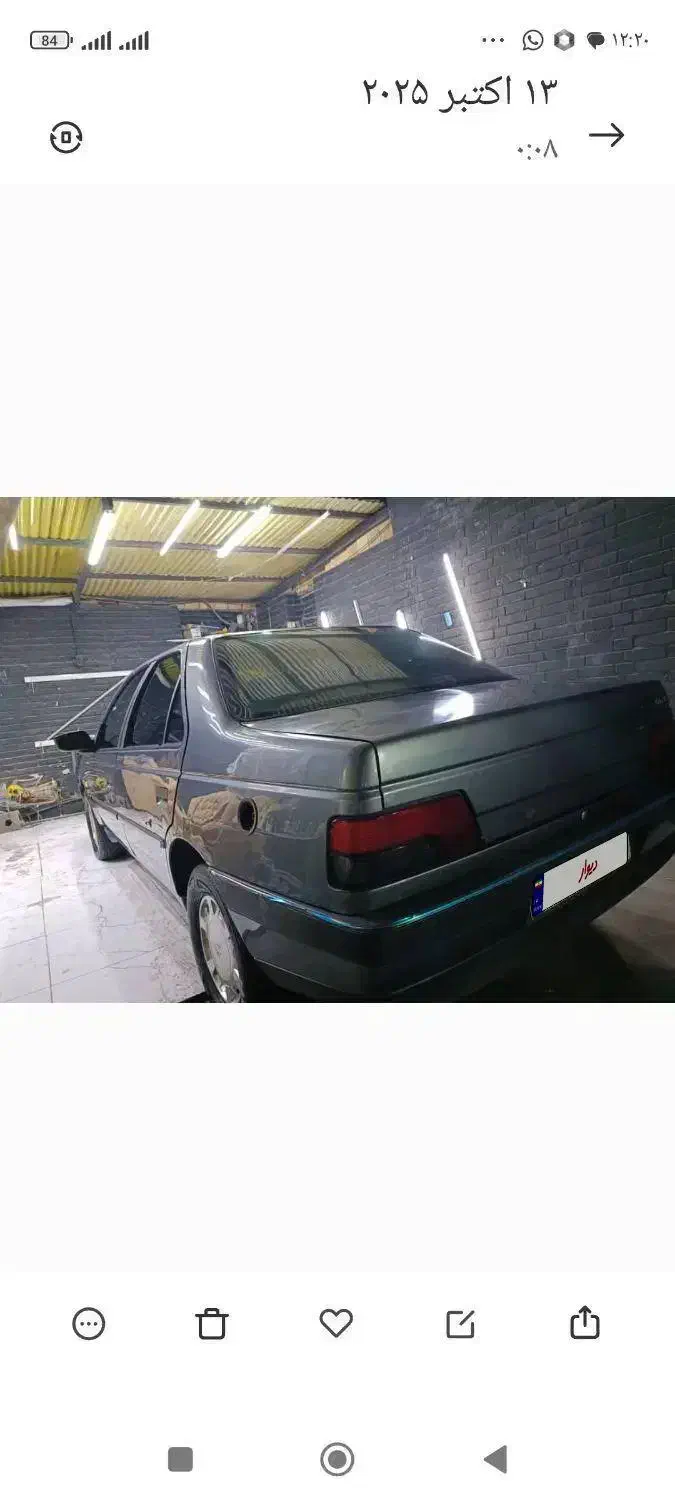 پژو 405 GLX - دوگانه سوز - 1396