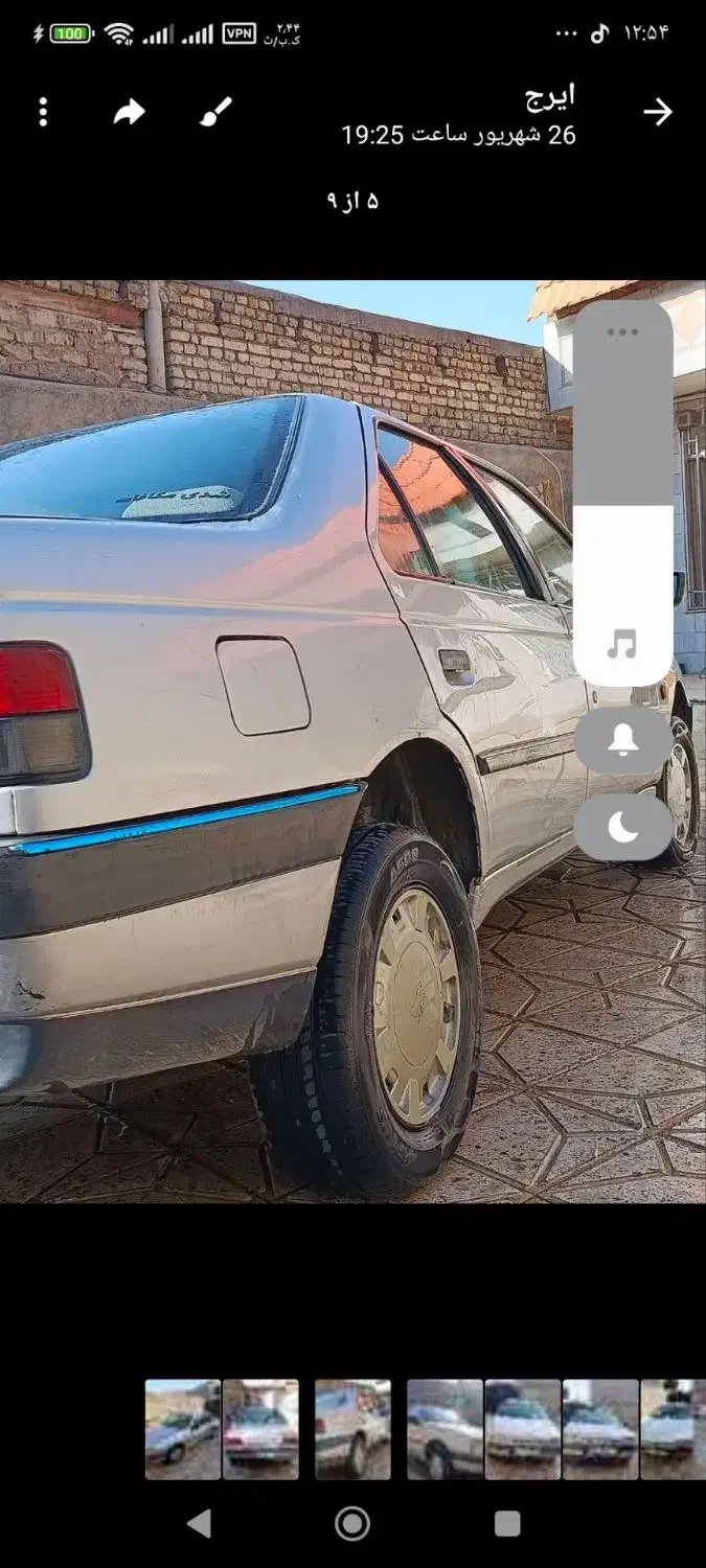 پژو 405 SLX بنزینی  XU7 - 1396