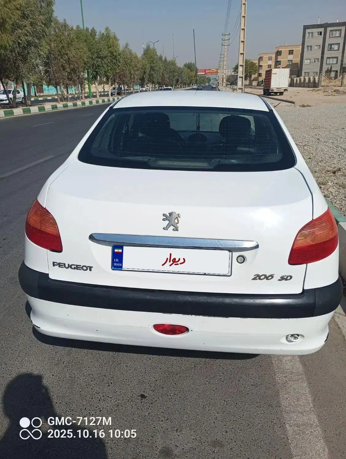 پژو ۲۰۶ صندوق دار v8 - 1389