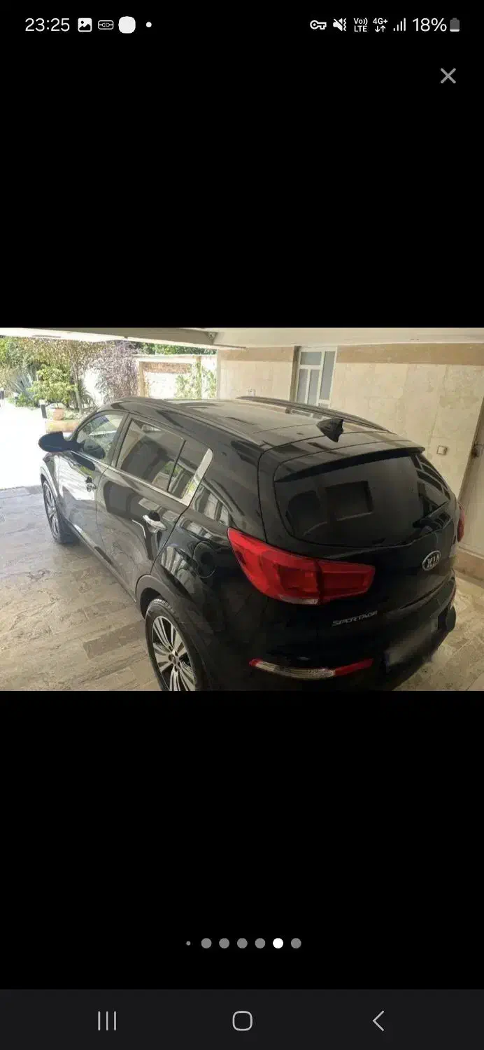کیا اسپورتیج 4 سیلندر فول 2400cc - 2015
