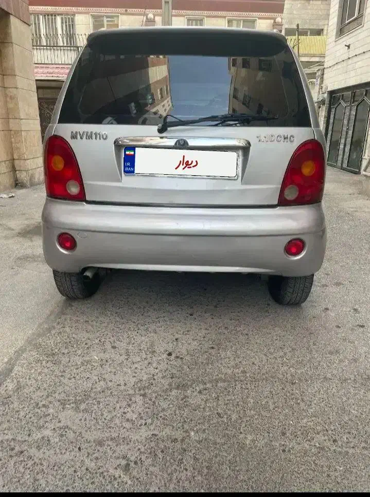 ام وی ام 110 چهار سیلندر دنده ای - 1391
