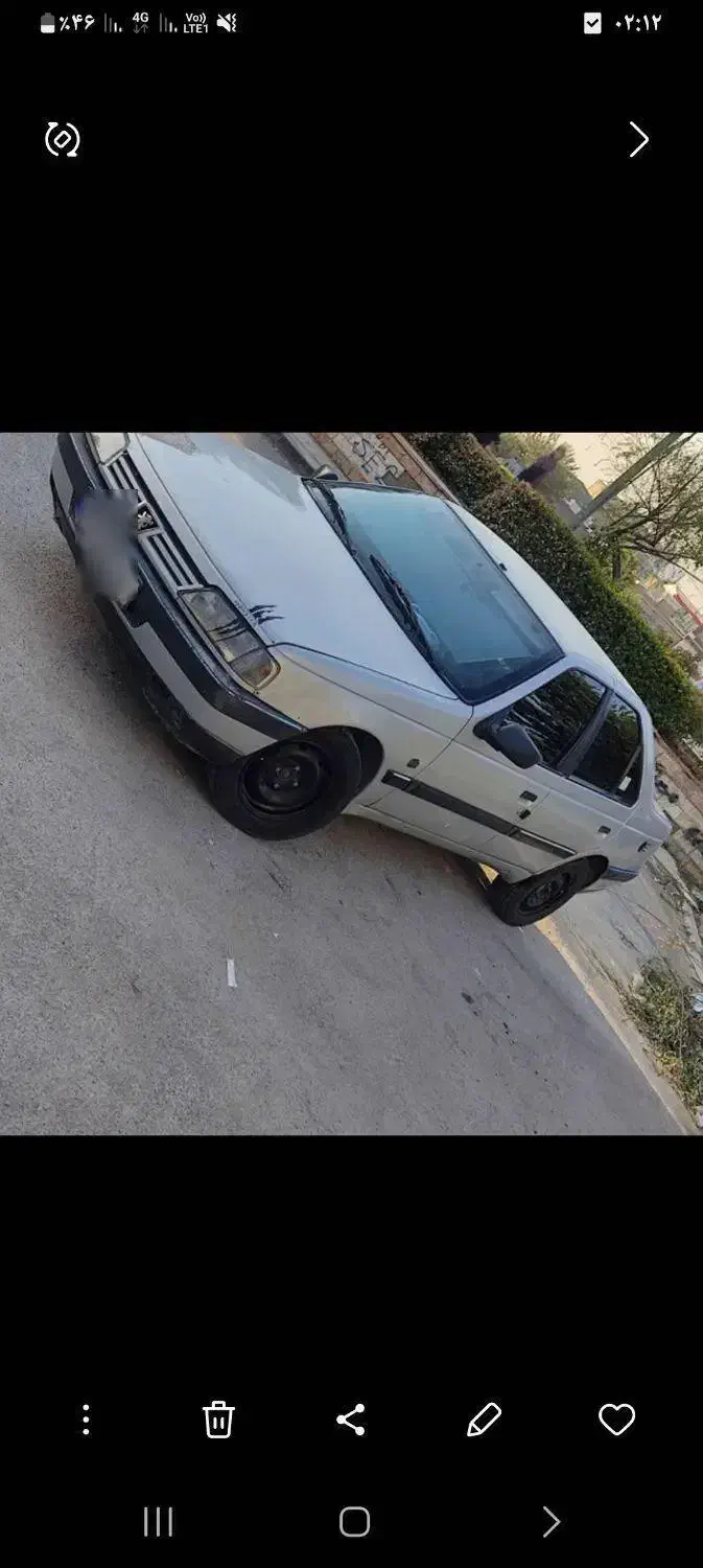 پژو 405 GLX - دوگانه سوز - 1387