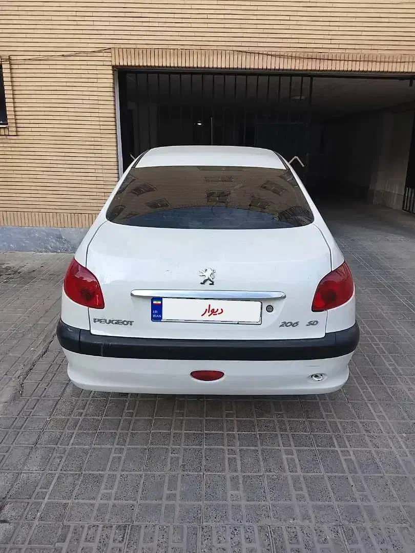 پژو ۲۰۶ صندوق دار v1 - 1388