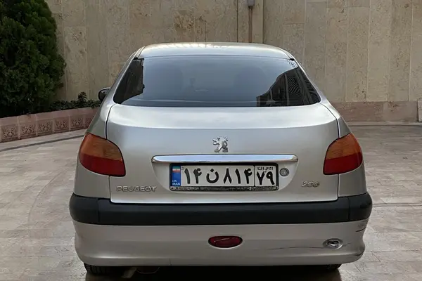 پژو ۲۰۶ صندوق دار v8 - 1387