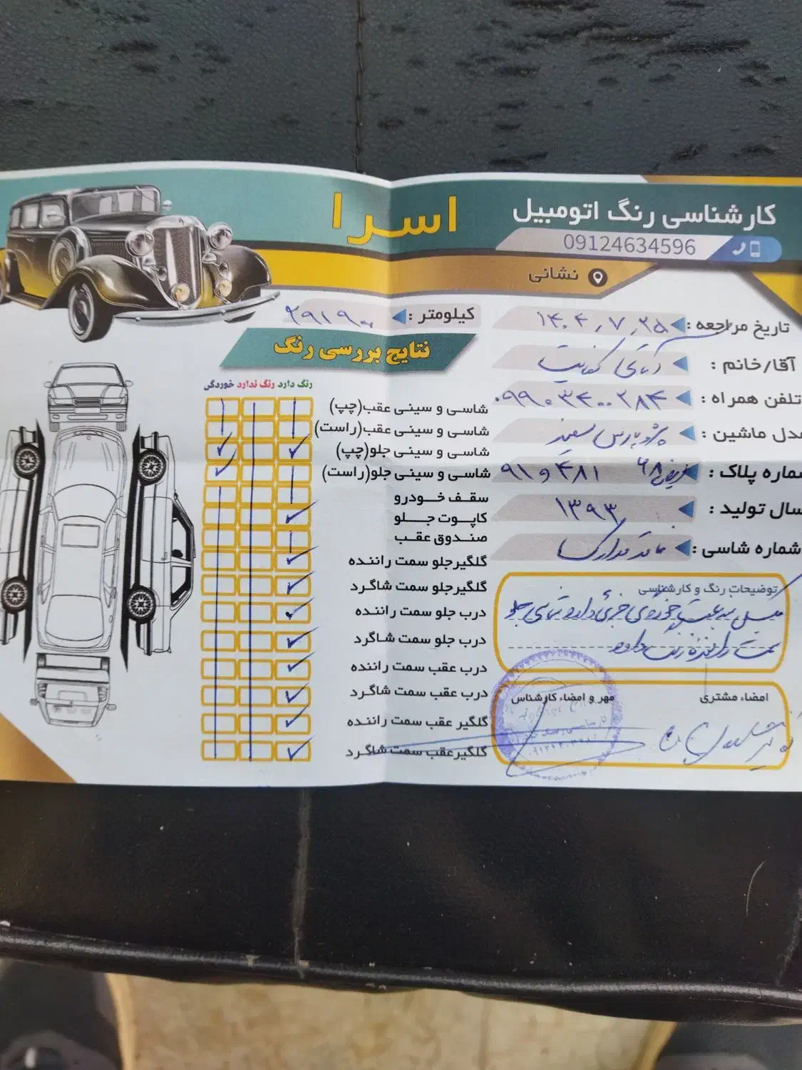 پژو پارس سال - 1393