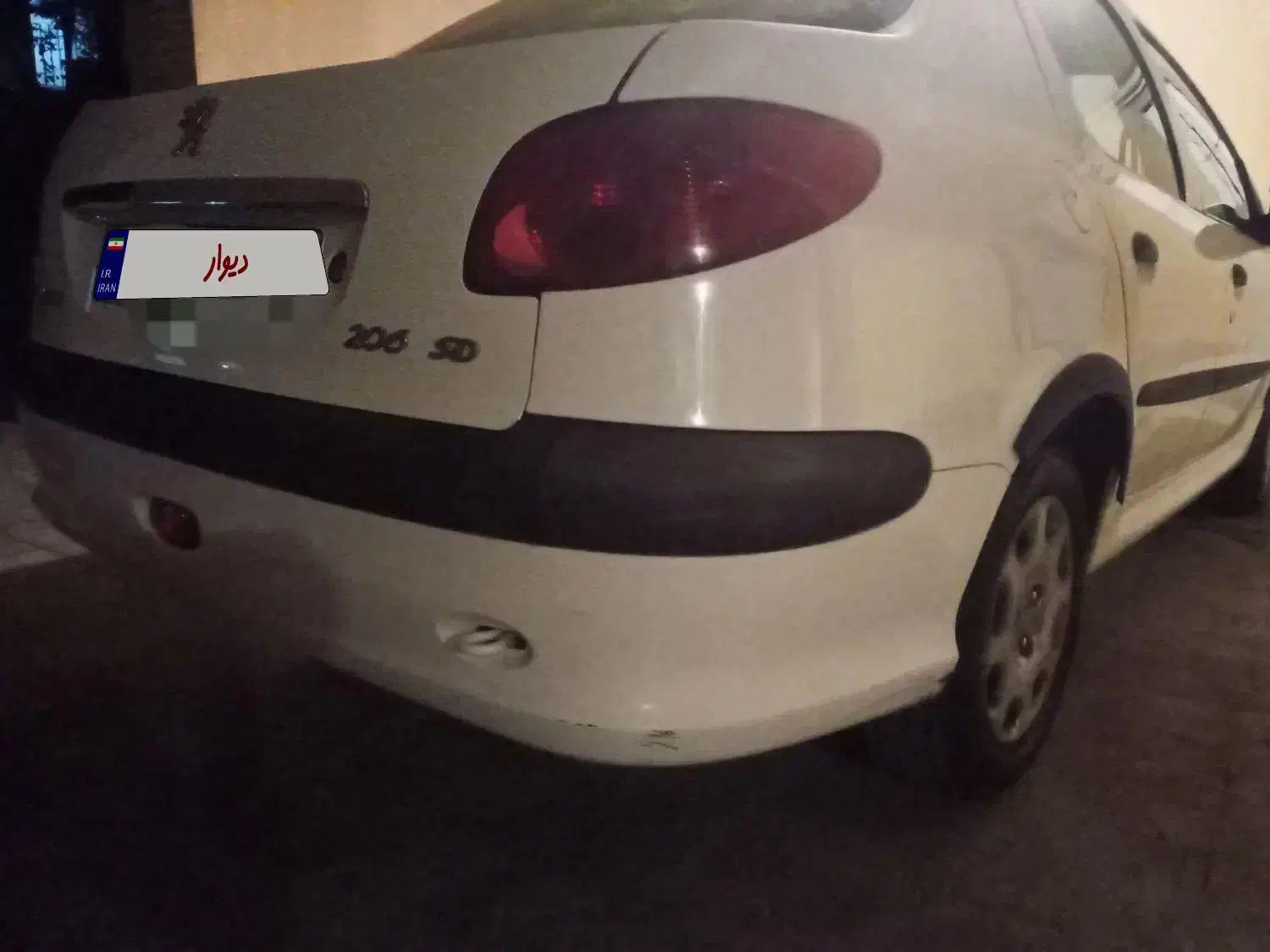 پژو ۲۰۶ صندوق دار v8 - 1396