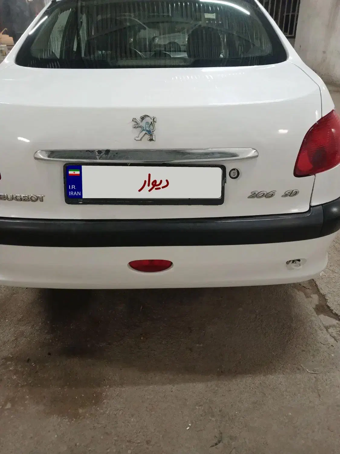 پژو ۲۰۶ صندوق دار v20 - 1390