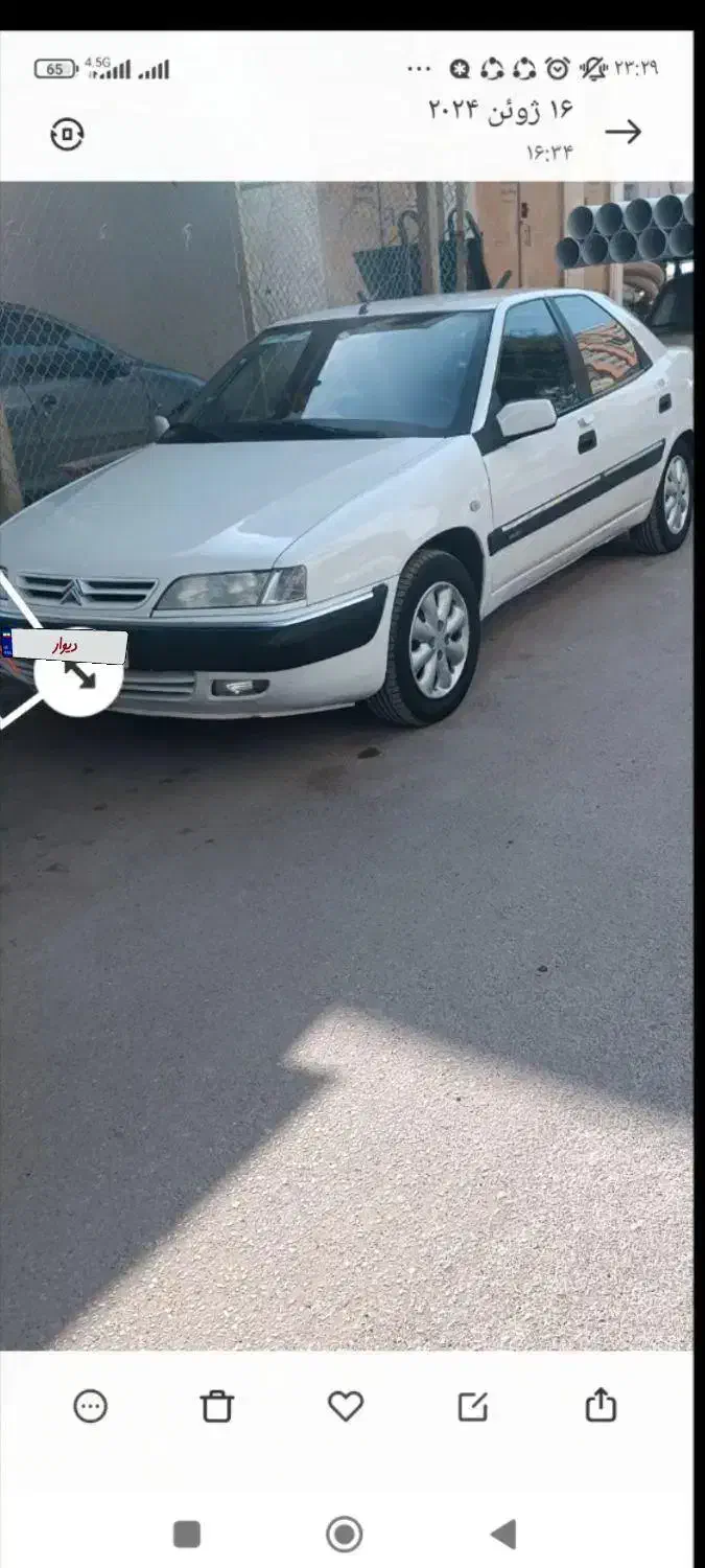 سیتروئن زانتیا SX - 1389