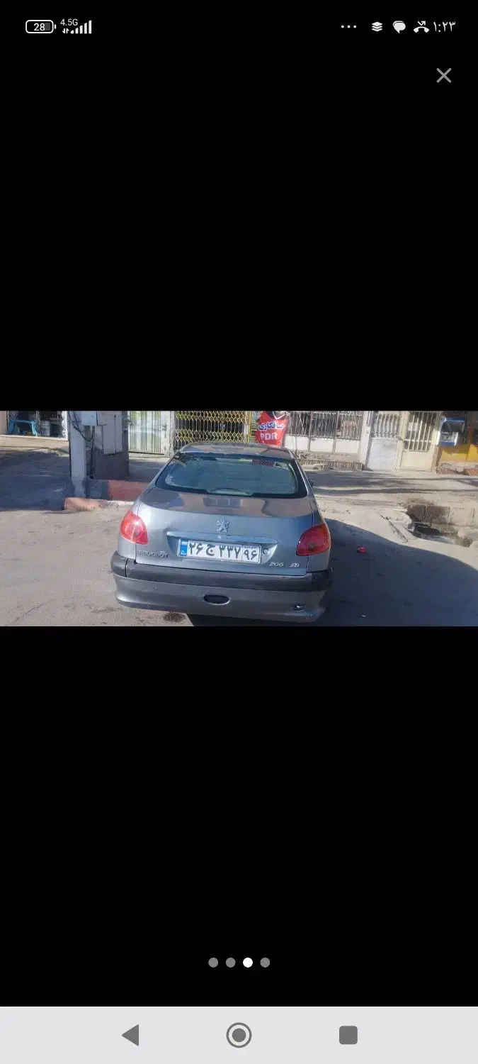 پژو ۲۰۶ صندوق دار v8 - 1386