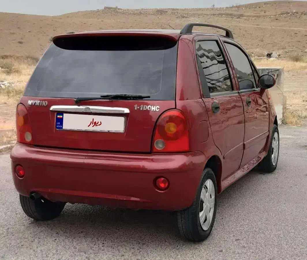 ام وی ام 110 چهار سیلندر دنده ای - 1393