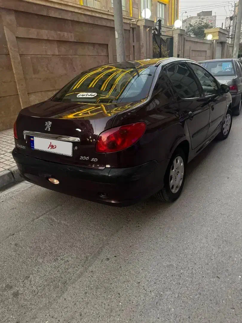پژو ۲۰۶ صندوق دار v20 - 1390