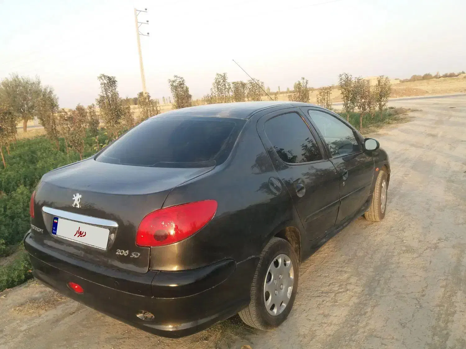 پژو ۲۰۶ صندوق دار v8 - 1386