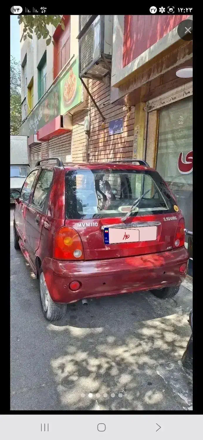 ام وی ام 110 چهار سیلندر اتوماتیک - 1390