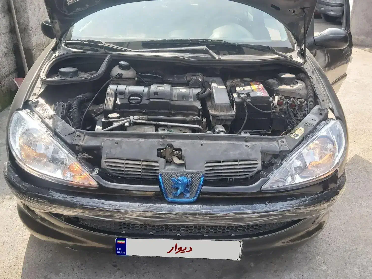 پژو ۲۰۶ صندوق دار v8 - 1386