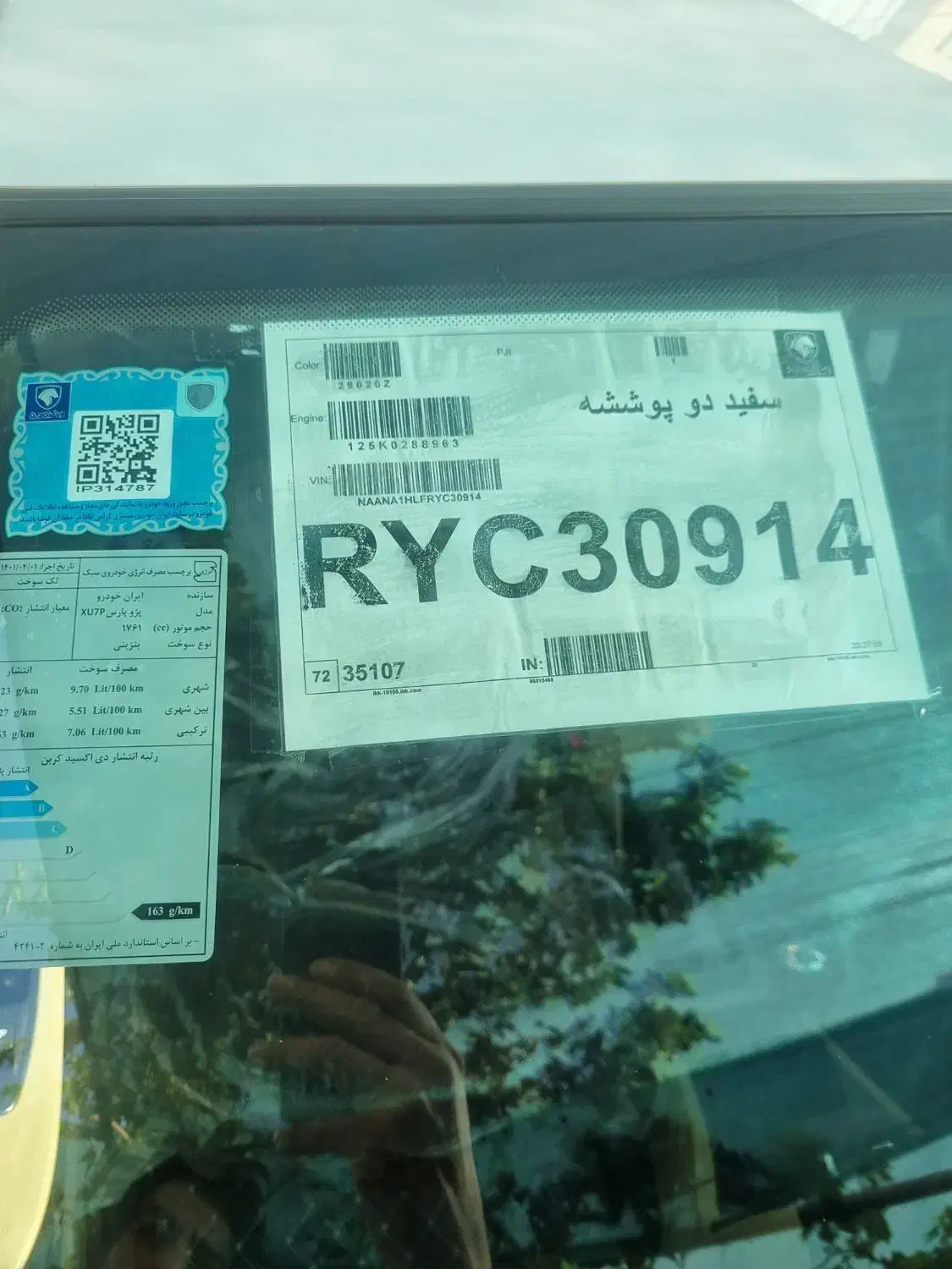 پژو پارس ELX-XU7P سفارشی - 1403