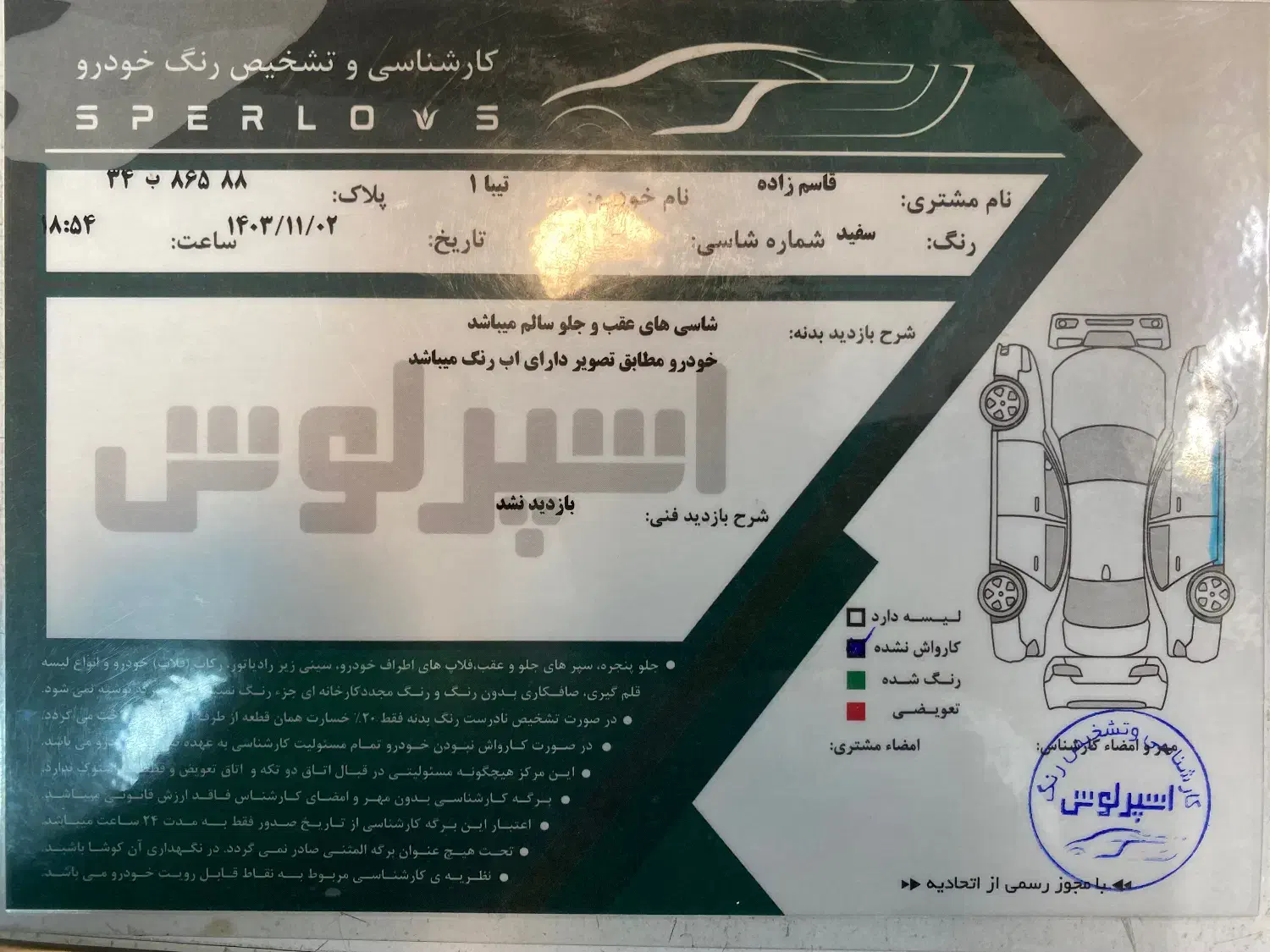 تیبا صندوق دار EX - 1394