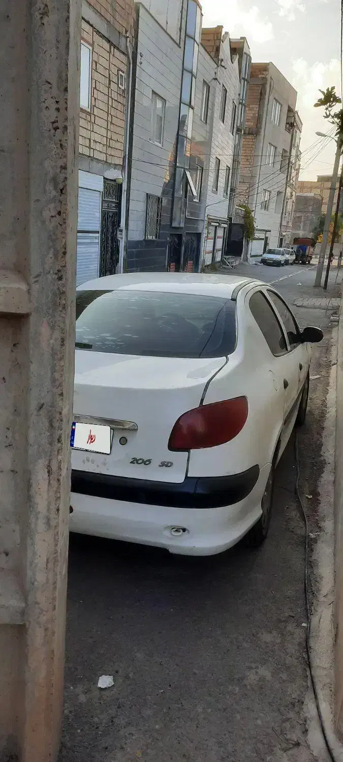 پژو ۲۰۶ صندوق دار v8 - 1393