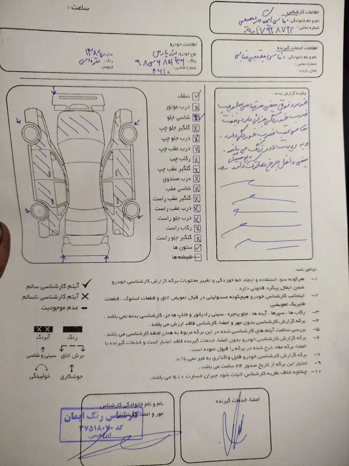 پژو پارس XU7ساده - 1384