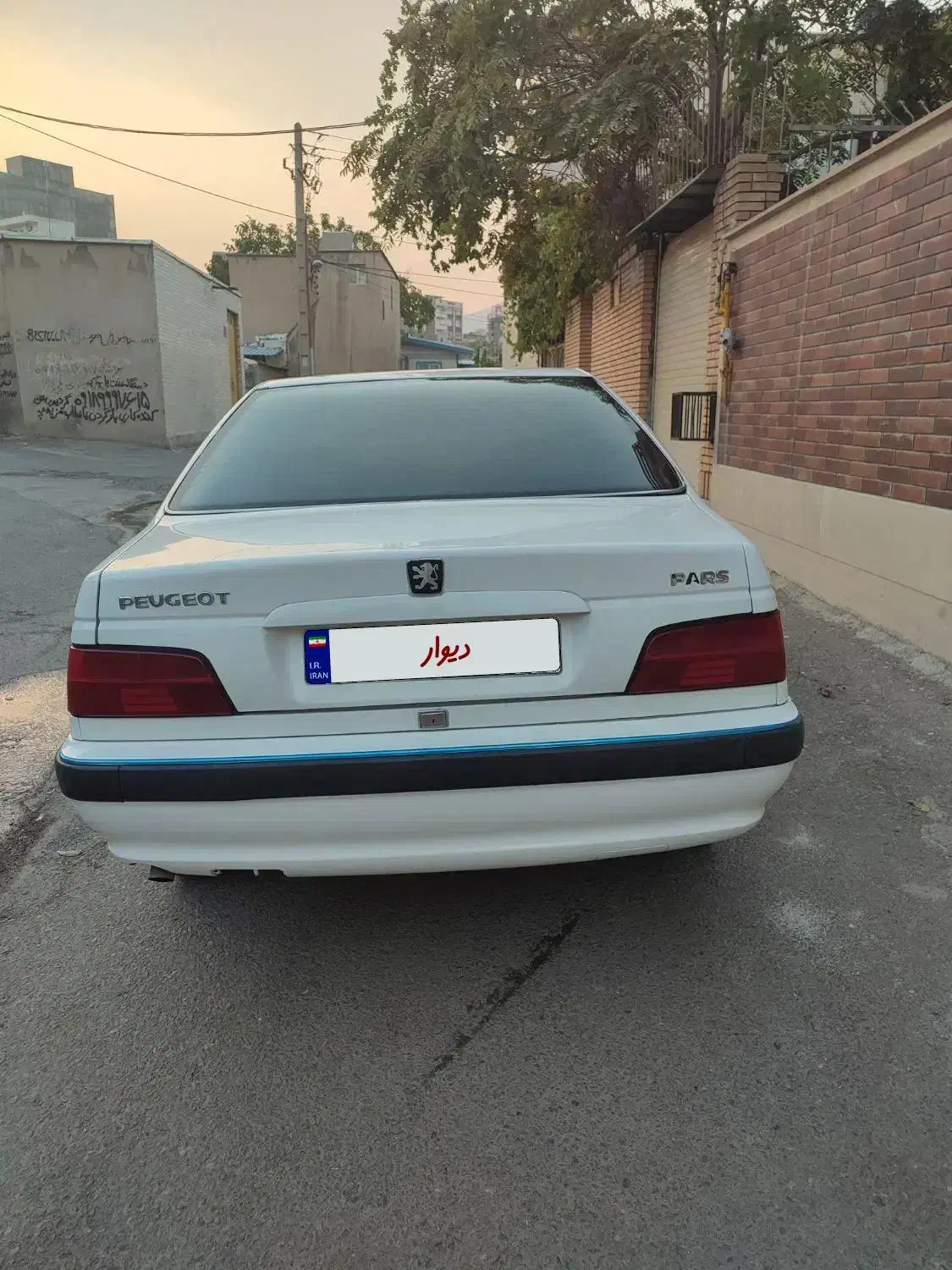 پژو پارس دوگانه سوز - 1389