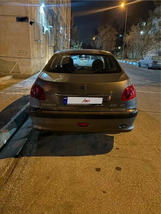 پژو ۲۰۶ صندوق دار v8 - 1388