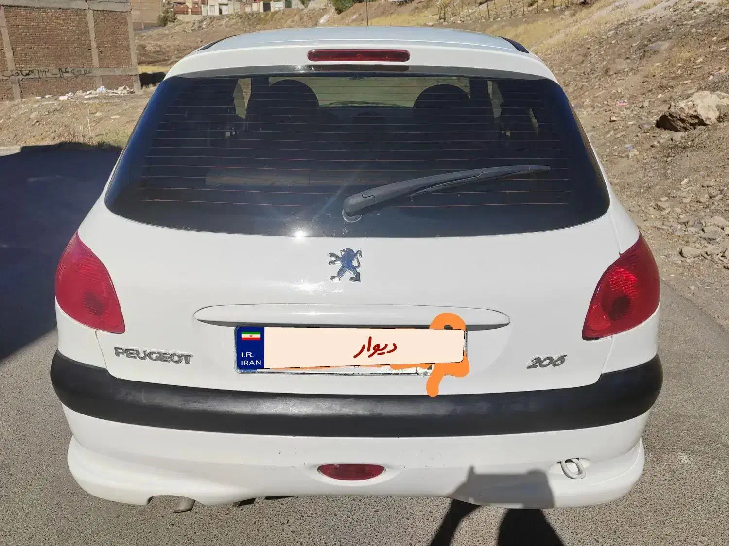پژو 206 تیپ 2 - 1393