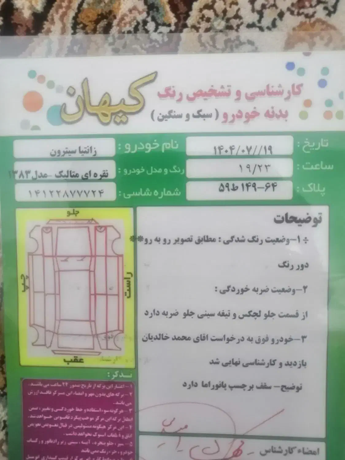 سیتروئن زانتیا SX - 1383