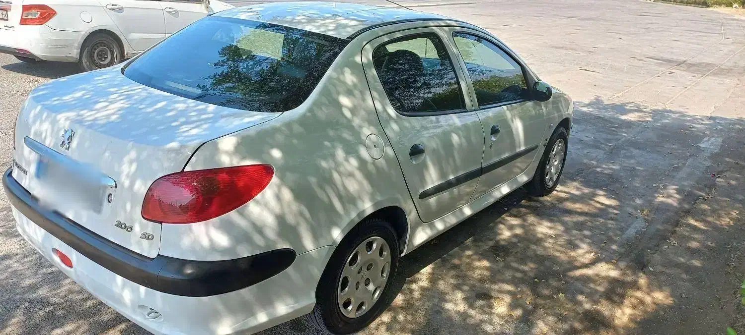 پژو ۲۰۶ صندوق دار v8 - 1387