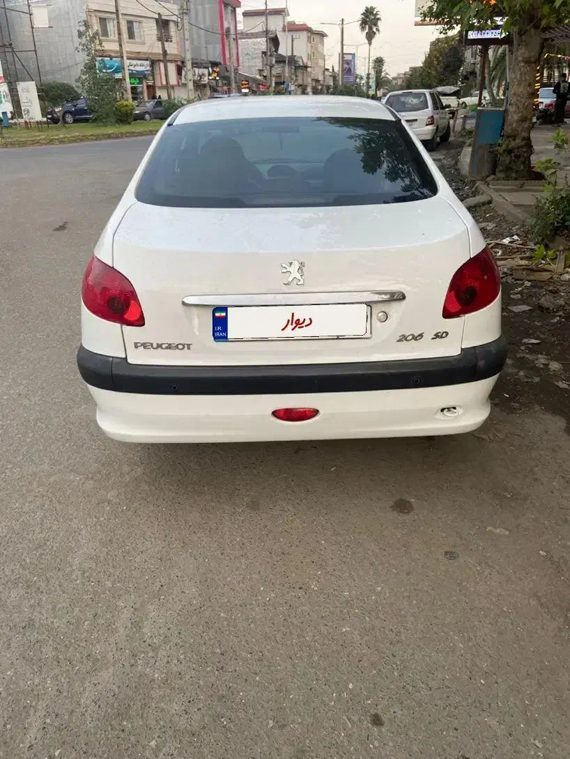 پژو ۲۰۶ صندوق دار v8 - 1396