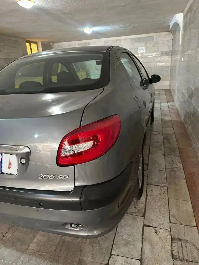 پژو ۲۰۶ صندوق دار v8 - 1386