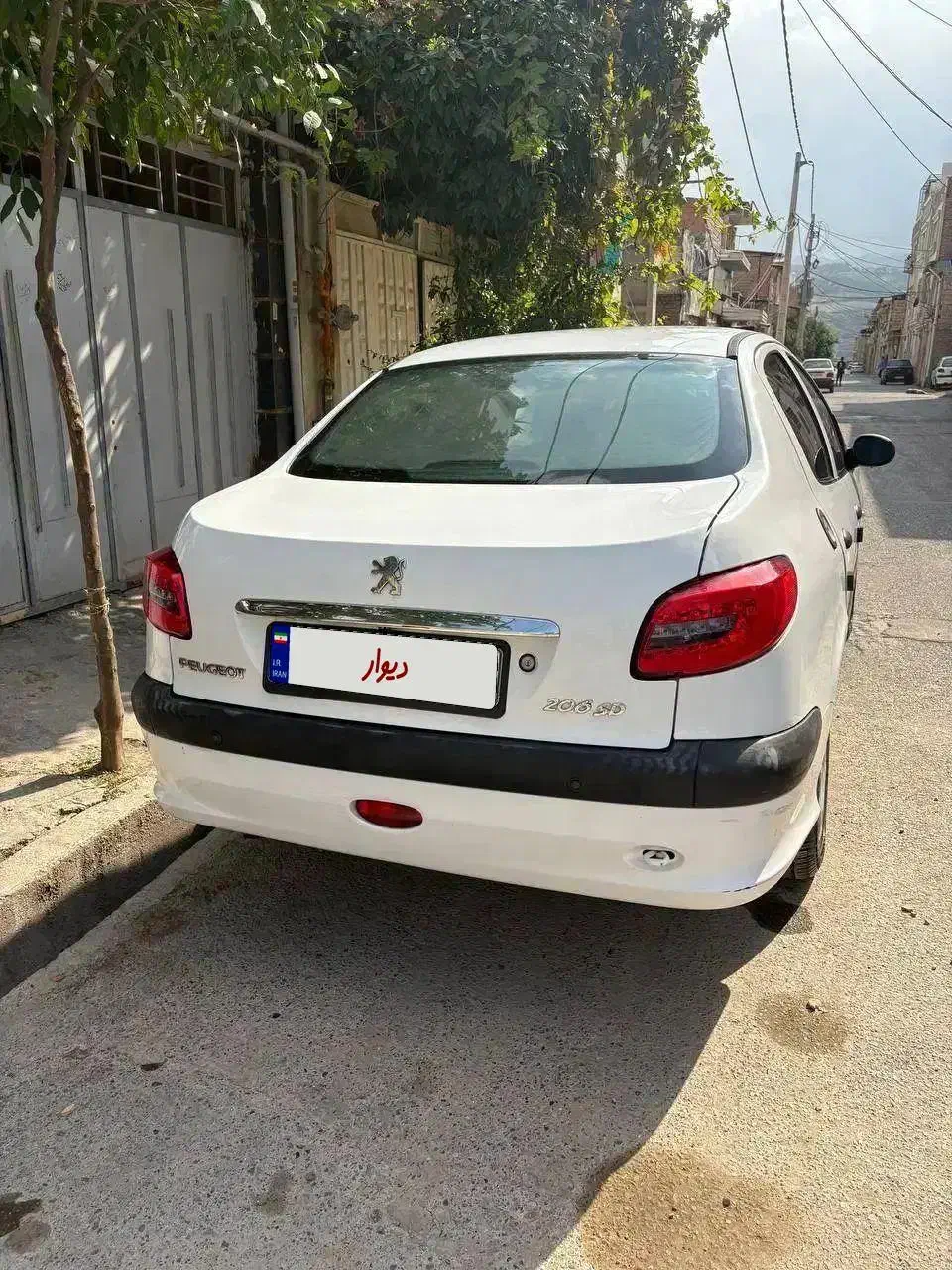 پژو ۲۰۶ صندوق دار v8 - 1394