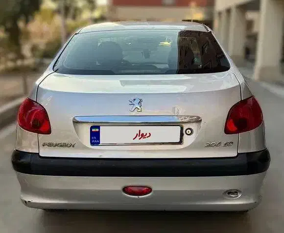 پژو ۲۰۶ صندوق دار v8 - 1385