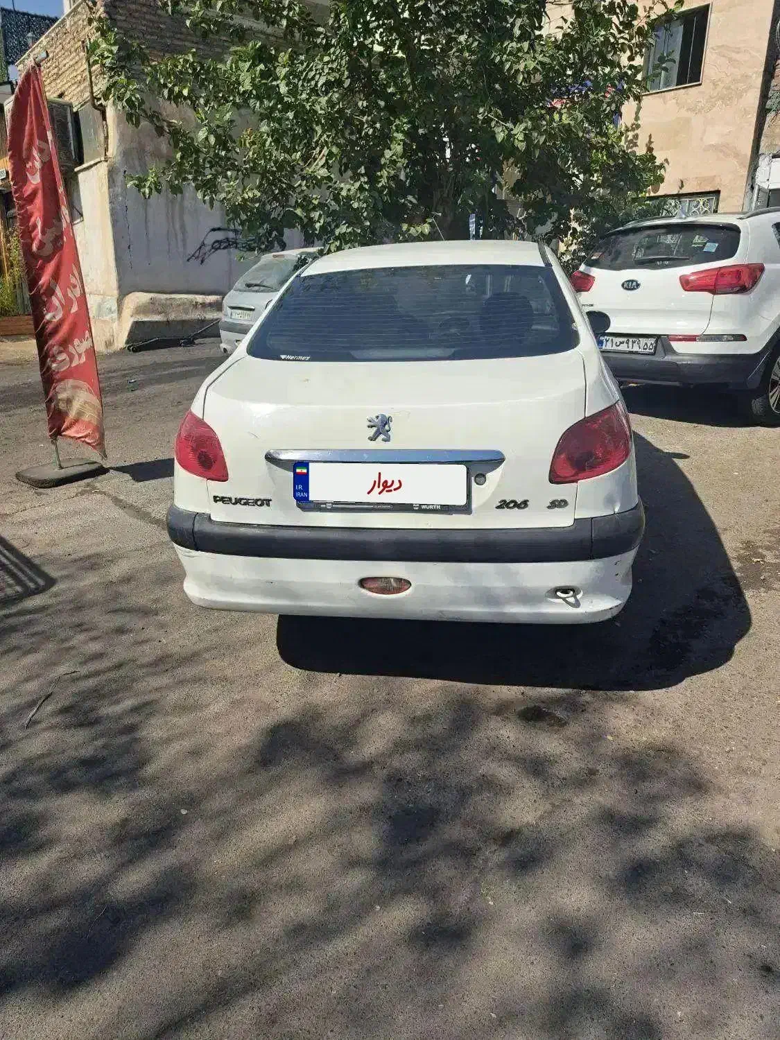 پژو ۲۰۶ صندوق دار v1 - 1389