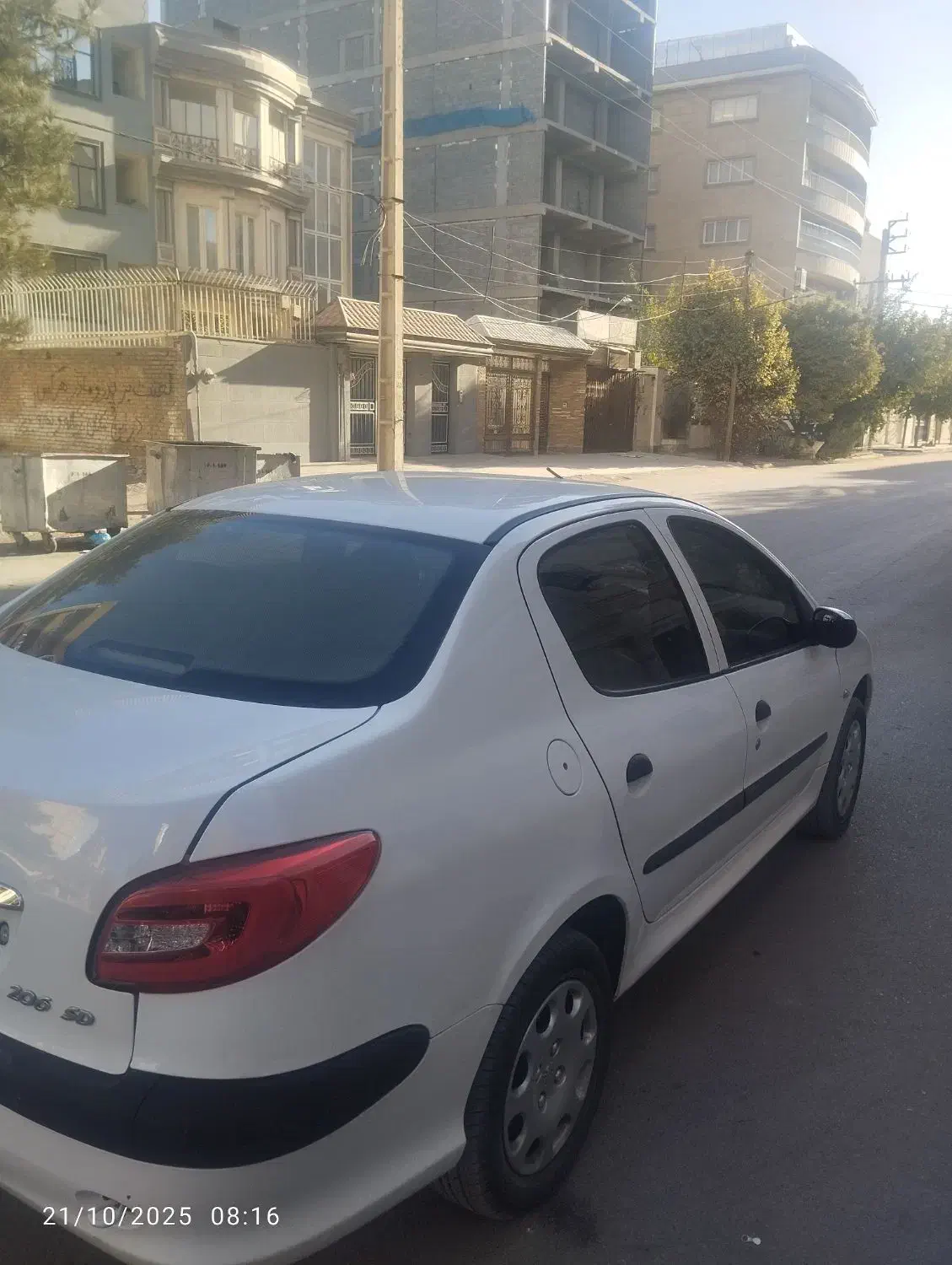 پژو ۲۰۶ صندوق دار v8 - 1395