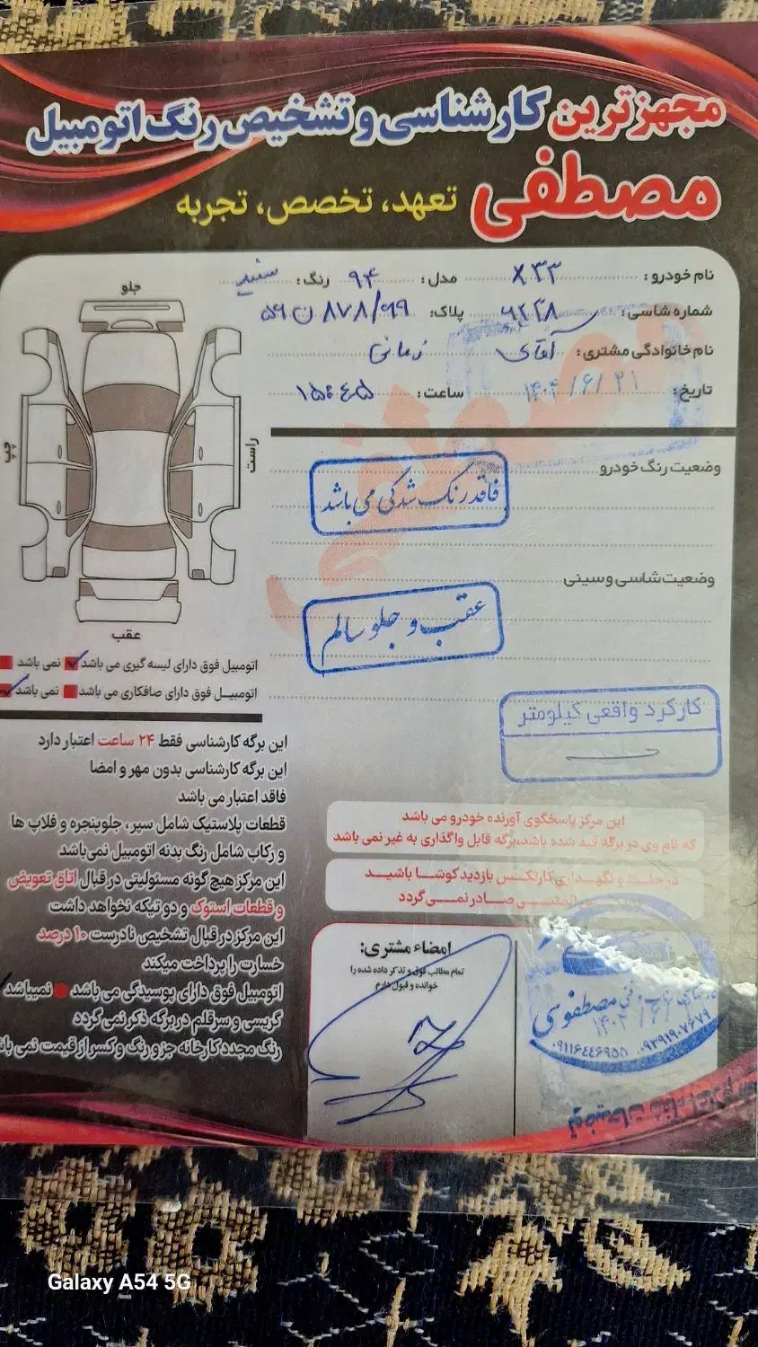 ام وی ام X33 دنده‌ای ساده - 1394