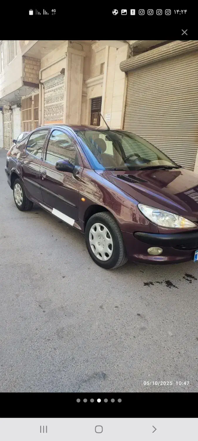 پژو ۲۰۶ صندوق دار v8 - 1390