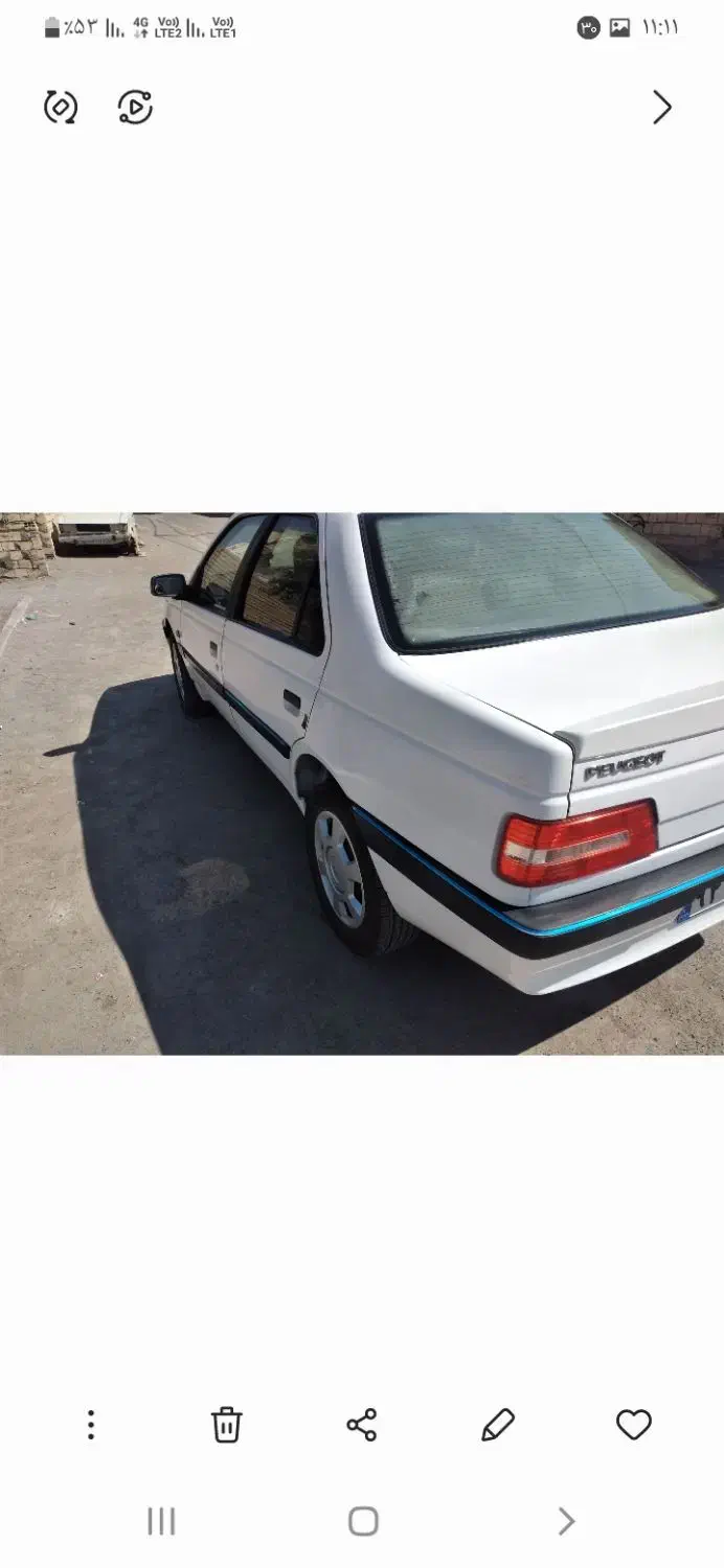 پژو 405 SLX بنزینی TU5 - 1397