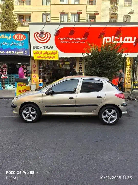 پژو 206 تیپ 3 - 1382