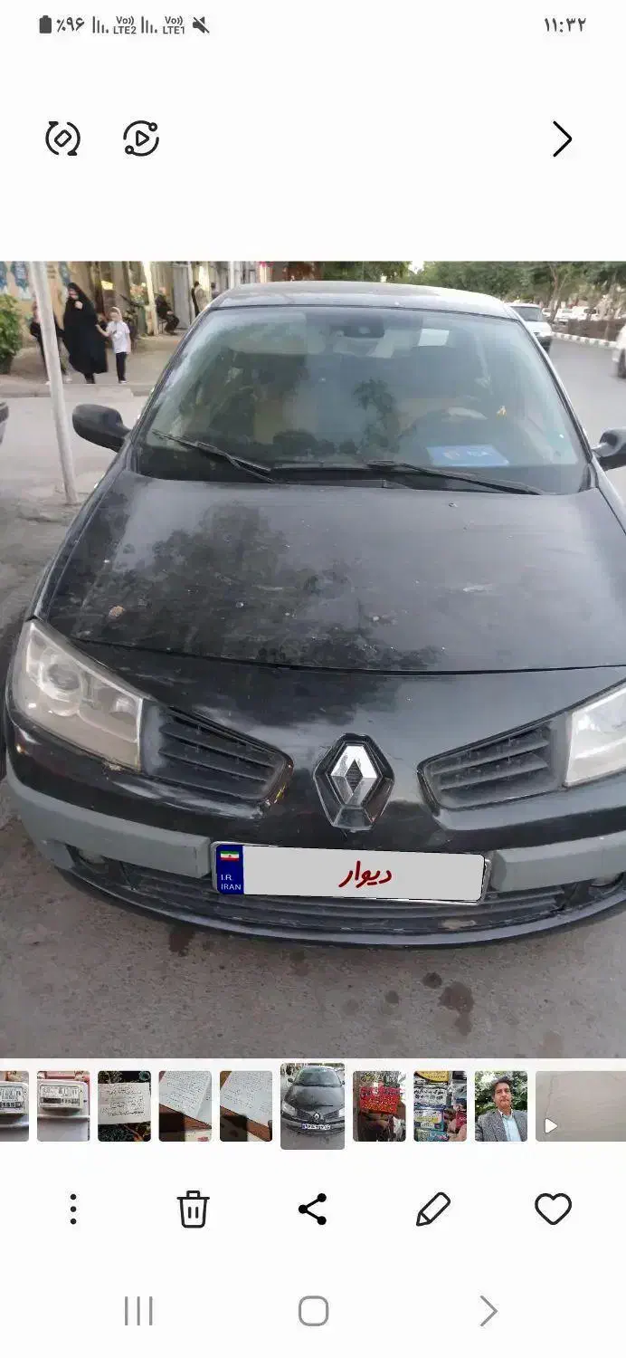 رنو مگان پارس خودرو 2000 - 1387
