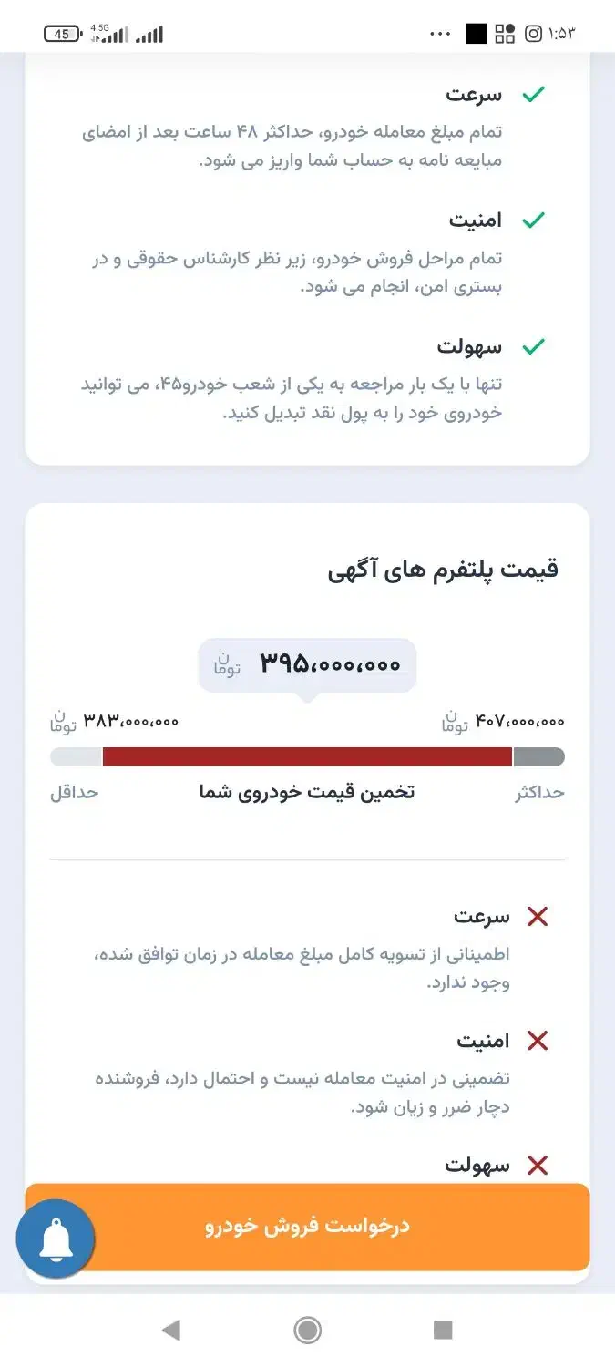 تیبا صندوق دار SX دوگانه سوز - 1392