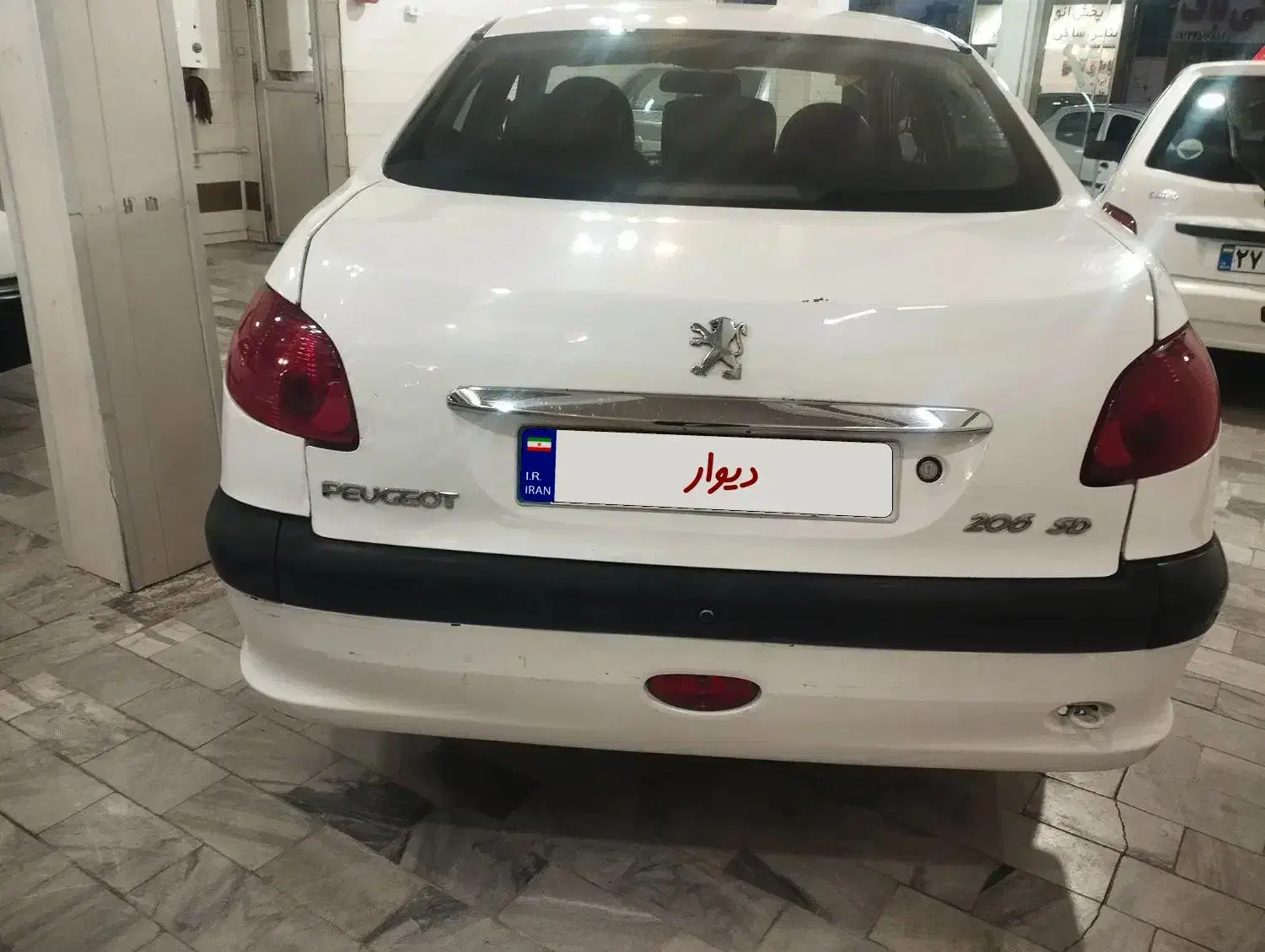 پژو ۲۰۶ صندوق دار v8 - 1389