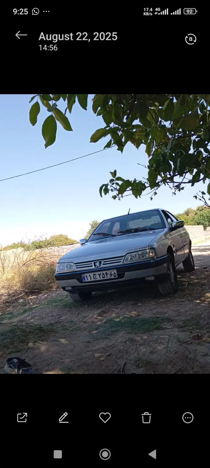 پژو 405 GLX - دوگانه سوز - 1385